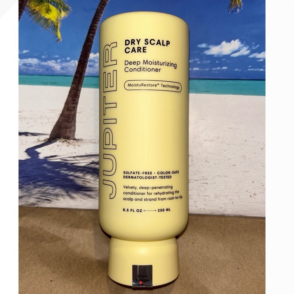 Jupiter Dry Scalp Care Deep Moisturizing Conditioner 8.5oz Sulfate Free Vegan